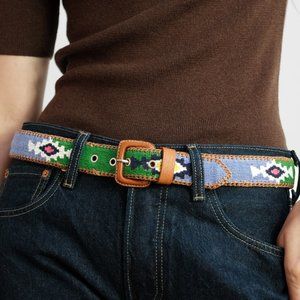 Frances Valentine Multicolor Woven Belt